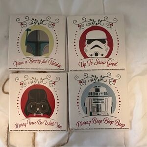 Disney Star Wars 4 Coasters - NEW